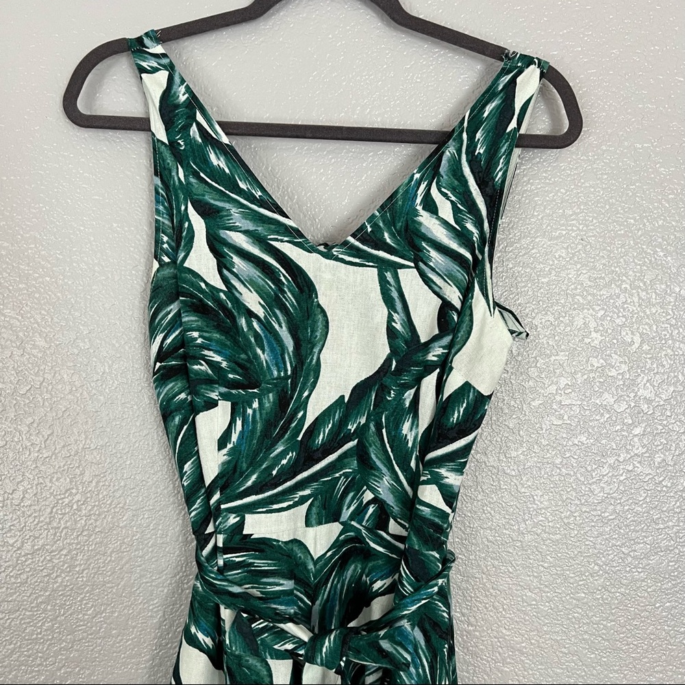 Who What Wear Linen/Rayon Jumpsuit S